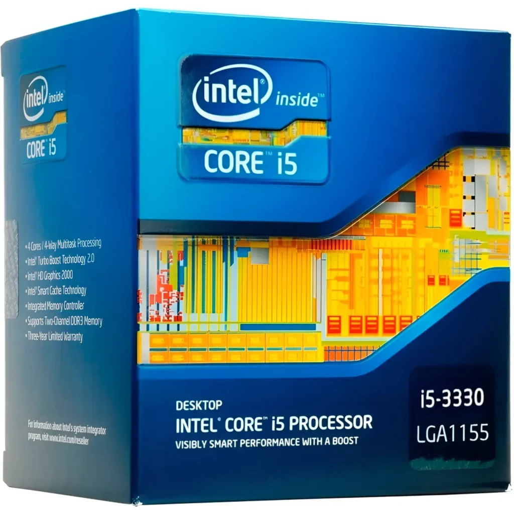 Imagen 1 de CPU Intel® Core I5-3330 3Gth 3.00GHz Frec.Máx 6MB 4 Núcleos LGA1155 c/Gráf s/FAN (Reacondicionado)