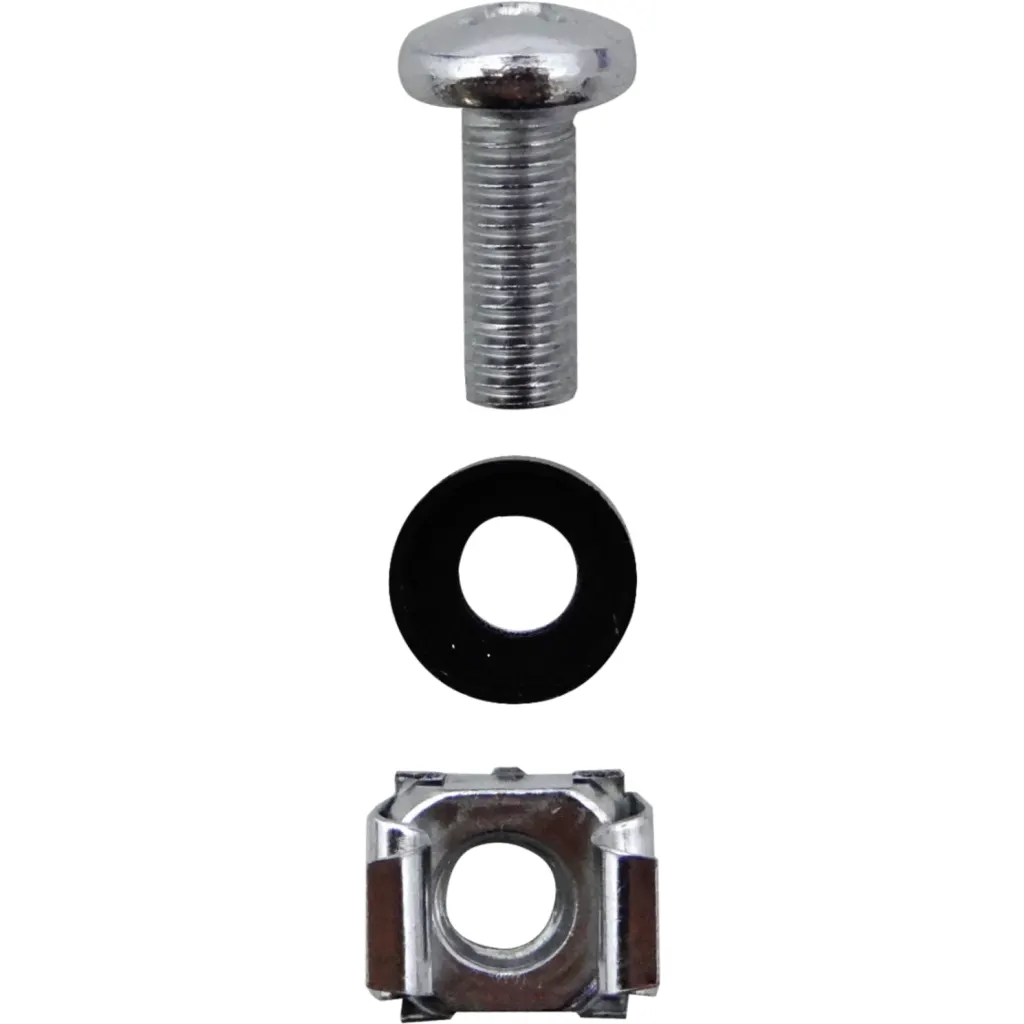 KIT 100 TORNILLOS Y TUERCAS ENJAULADAS PARA RACK 10P 19P