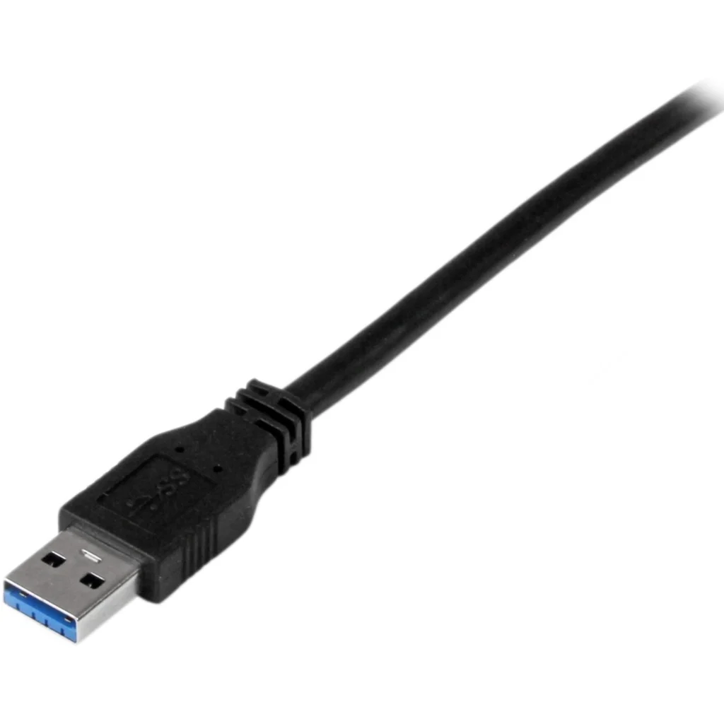 Imagen 1 de Cable StarTech Certificado USB 3.0 A Macho a USB 3.0 B Macho 2mt (6Pies) Negro