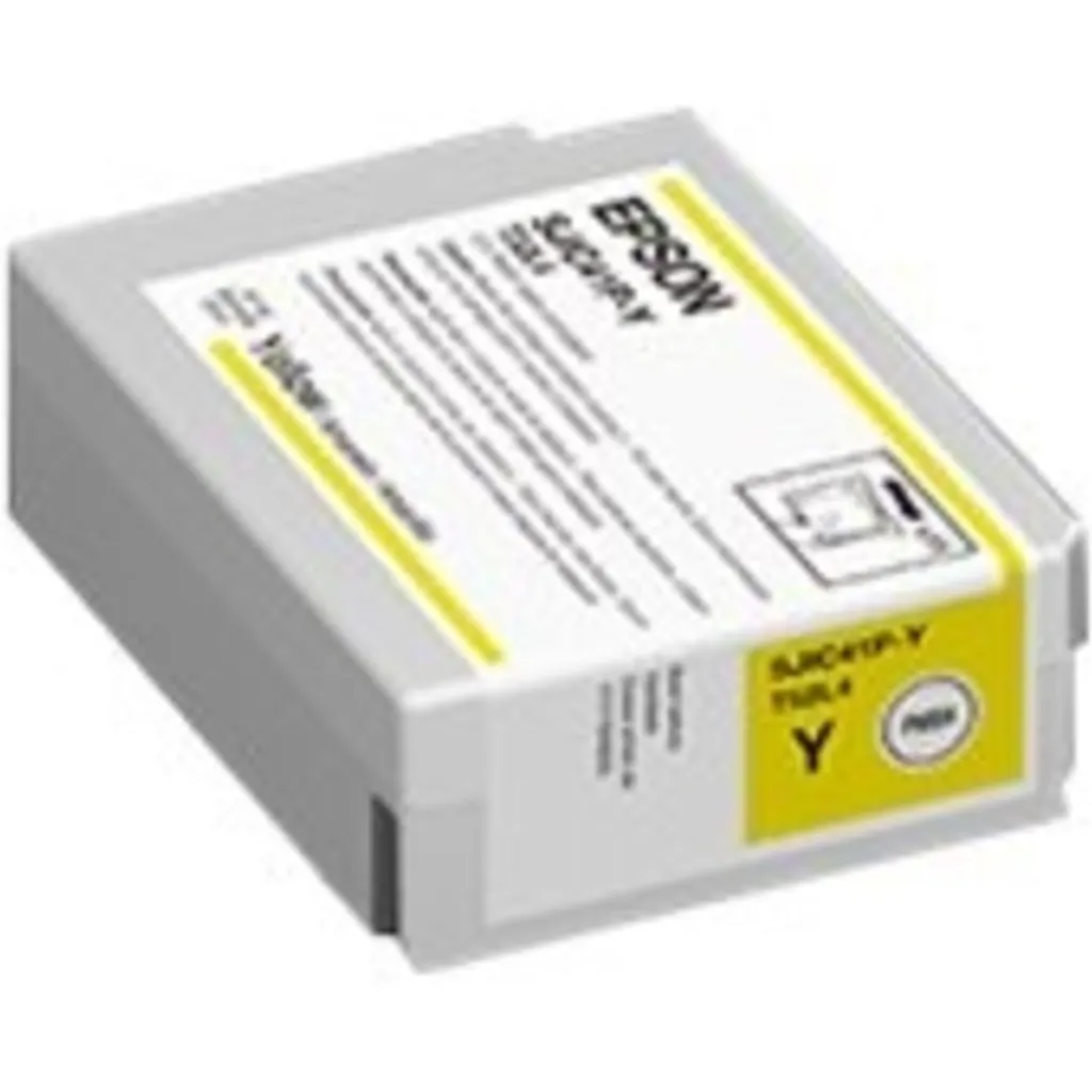 Cartridge Epson SJIC41P-Y Amarillo para Impresora de etiquetas CW-C4000, 50ml