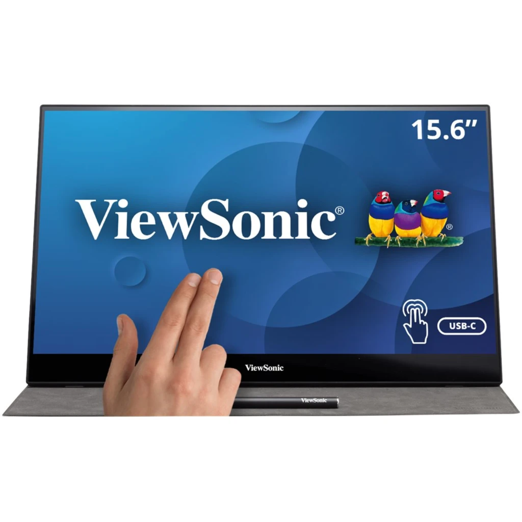 Imagen 7 de Monitor Touch Viewsonic TD1655 Full HD 16" 1920x1080 LED IPS miniHDMI 2*USB-C