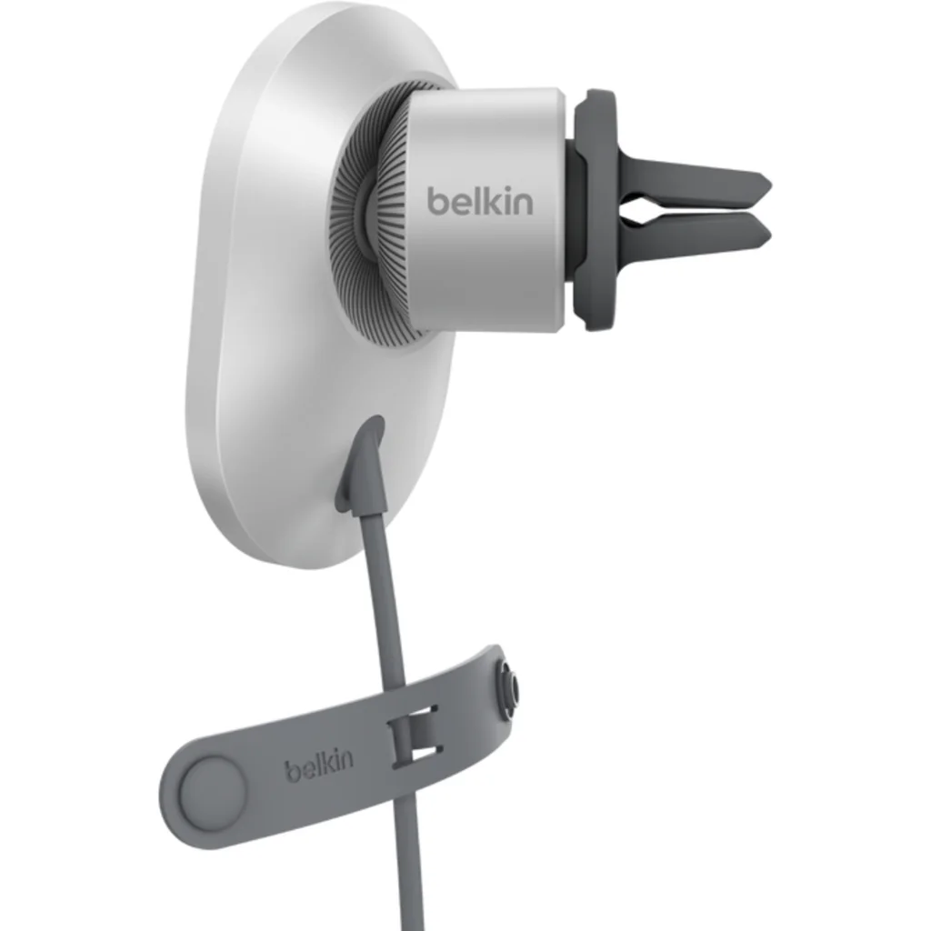 Imagen 1 de Cargador Inalambrico para Vehículo Belkin Qi2 Boostcharge Pro gris