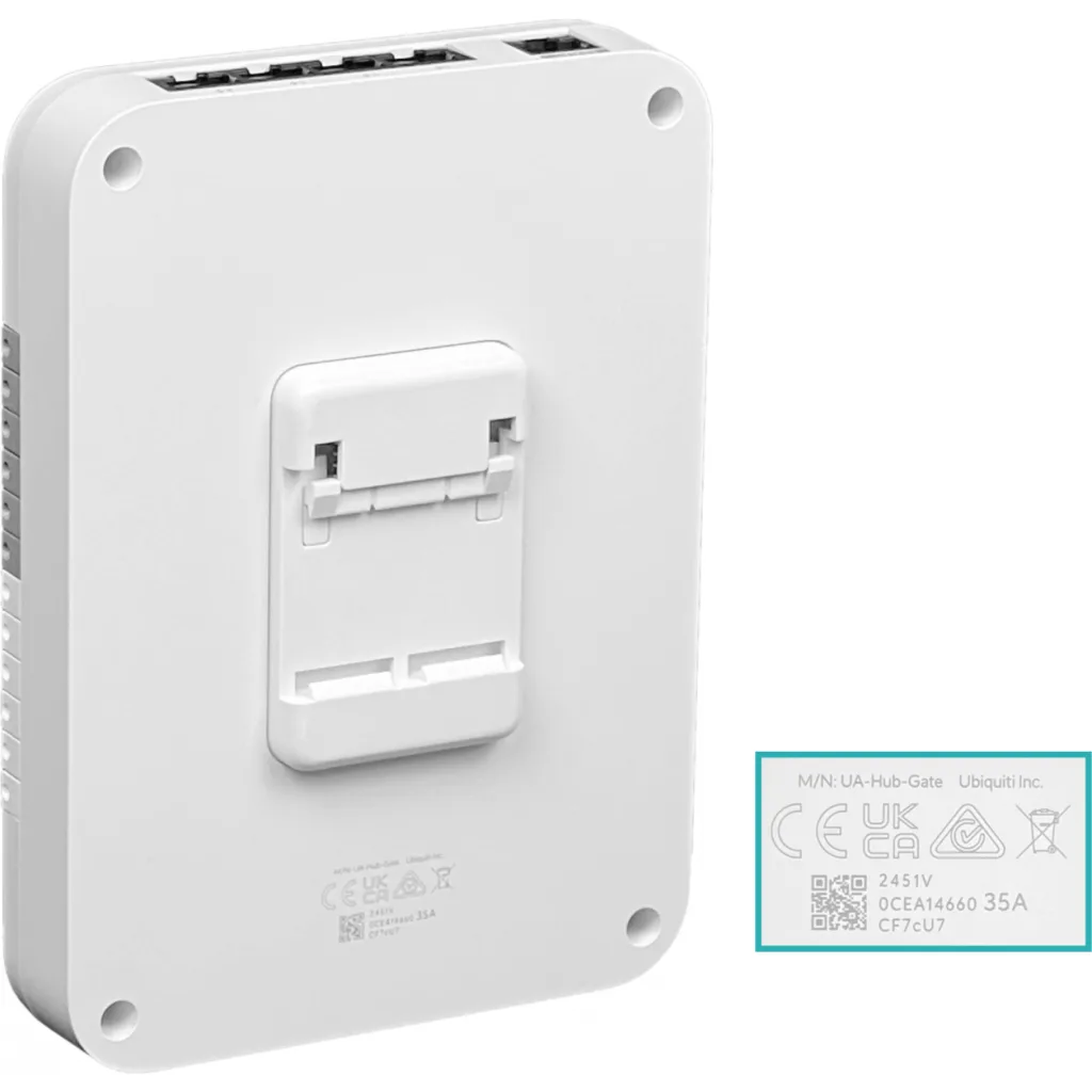 Imagen 6 de Controlador Portón Riel-Din, PoE++, múltiples relés, UBIQUITI UA-HUB-GATE
