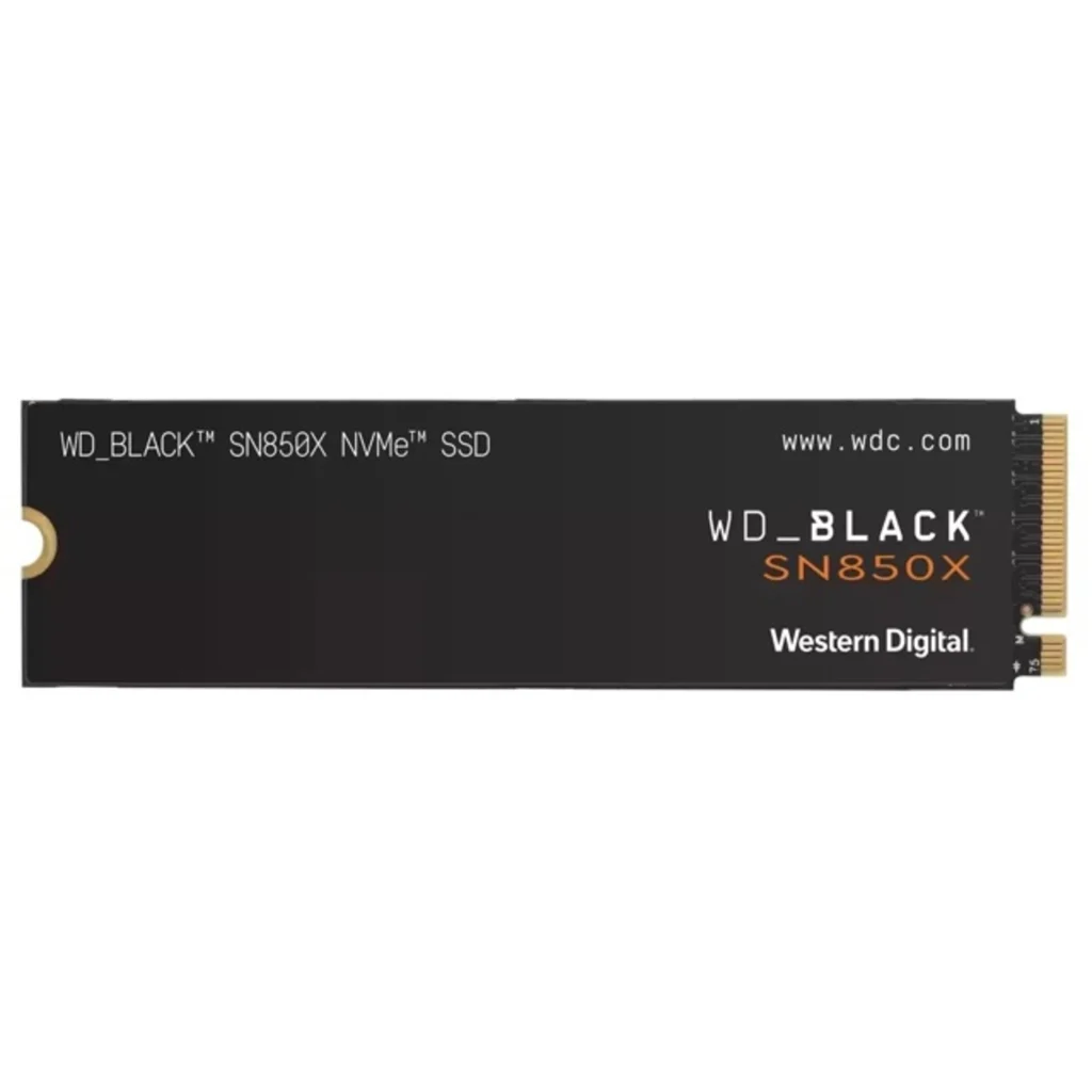 Unidad SSD Western Digital Black SN850x 1TB M.2 22*80 PCIe4x4 L7300MB/s E6300MB/