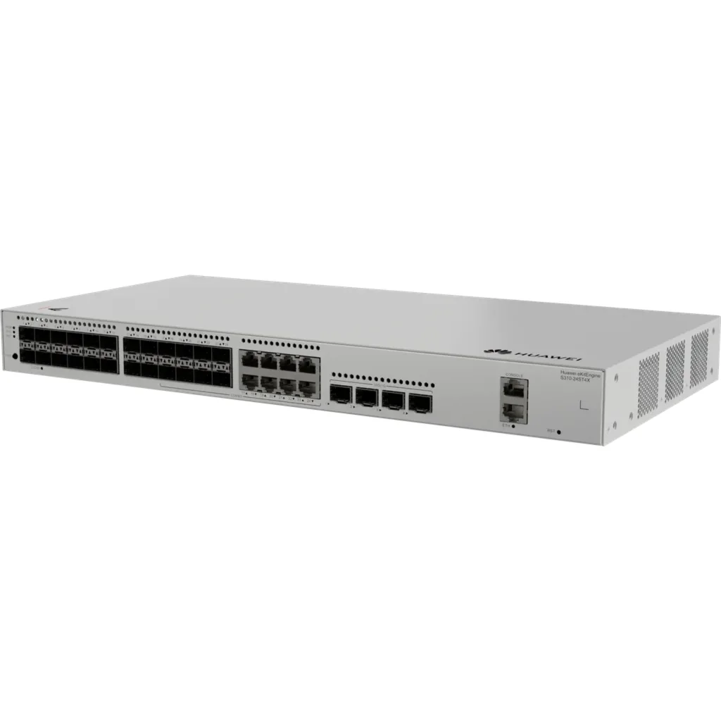 Imagen 2 de Switch Huawei S310-24ST4X eKit, 24 puertos SFP 1GE, 4 Puertos 10 GE SFP+ 8 Puert