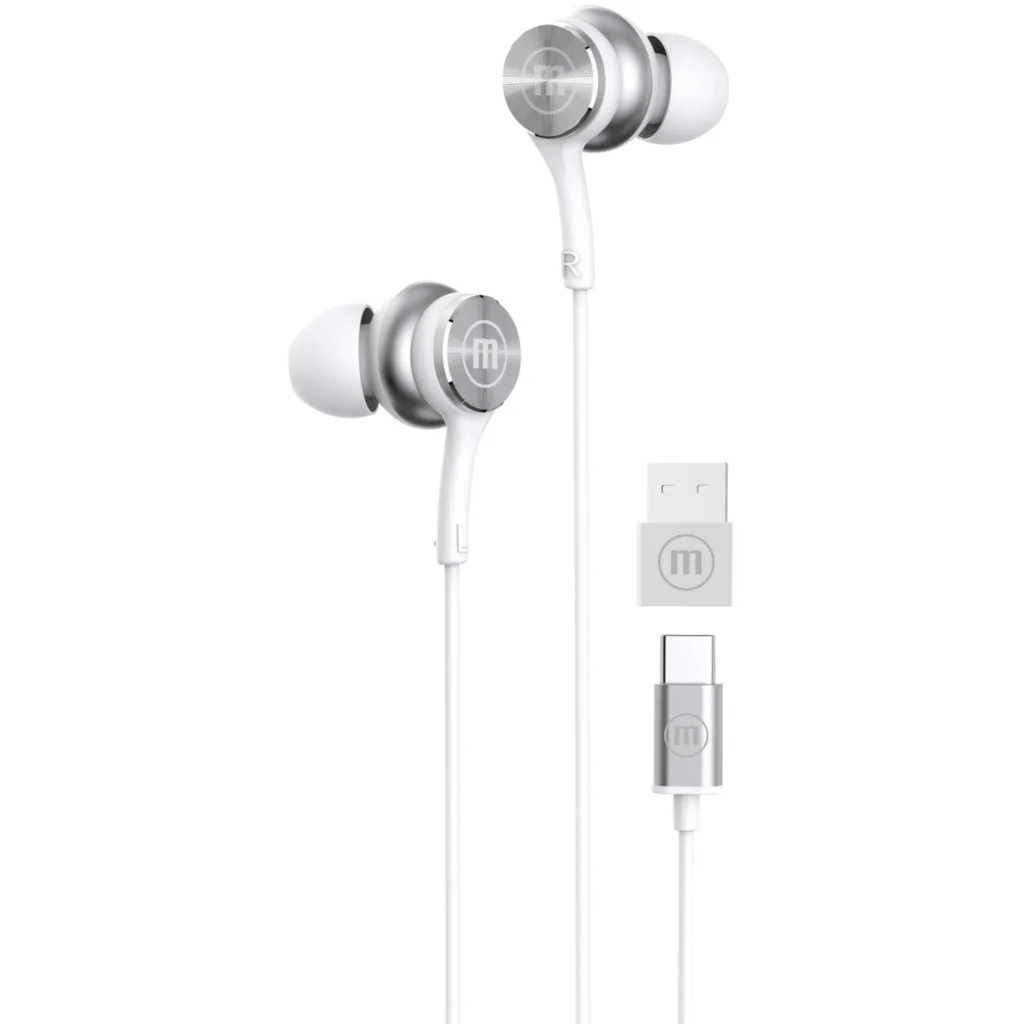 Imagen 0 de Audifonos USB-C Maxell EB-XC1 USB-C WHT