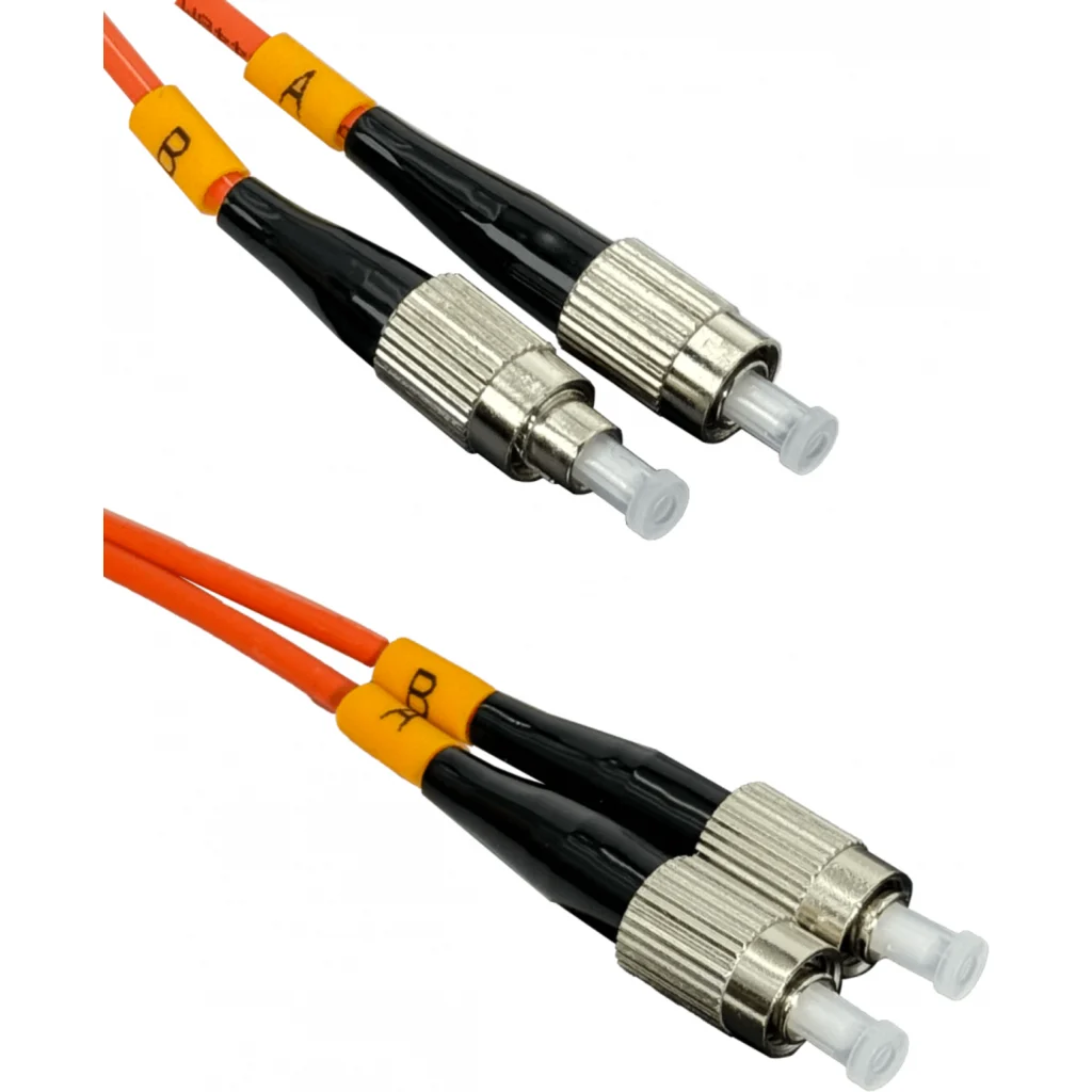 Imagen 2 de 1mt FC-FC OM1 MultiModo MM Duplex Jumper Fibra 62.5/125um LSZH 
