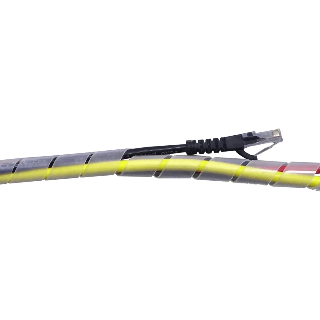 Imagen 3 de PE Traslucido 12-19mt 12/15/0,85mm Espiral Atrapa Cable Ordenador