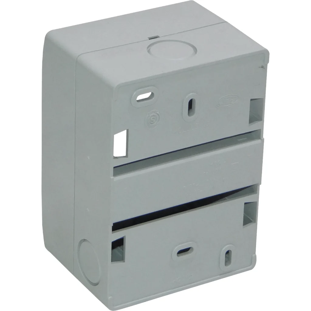 Imagen 1 de KALOP s/Tapa 54mm-Ancho 46mm-Alto Caja Plastica p/Automaticos Riel Din