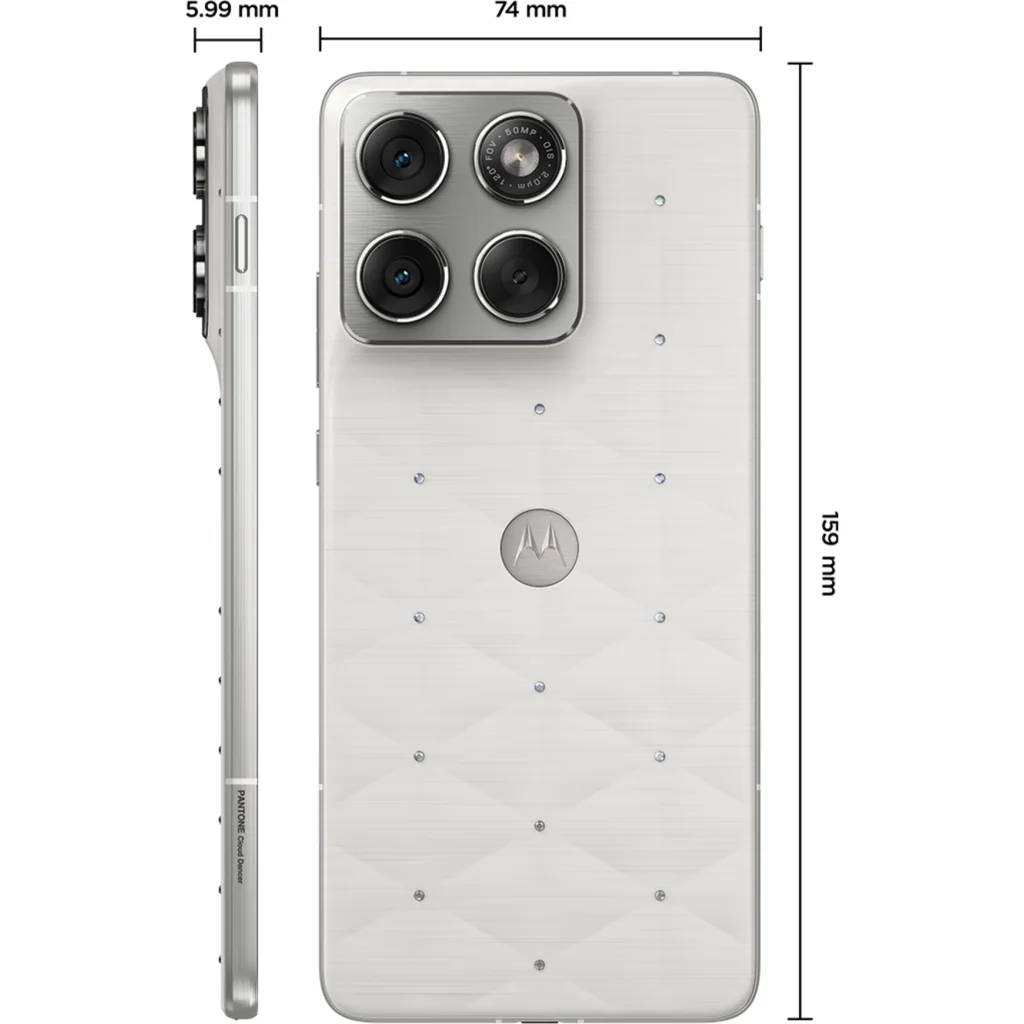 Imagen 5 de Smartphone Motorola Edge 70 8-Core 12GB/512GB 6,67' 5G WiFi Bt NFC USB-C Blanco
