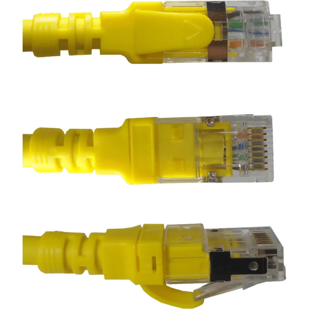 Imagen 3 de LINKMADE 7mt Cat6a U/FTP Amarillo LSZH Cable Patch Inyectado Multifil