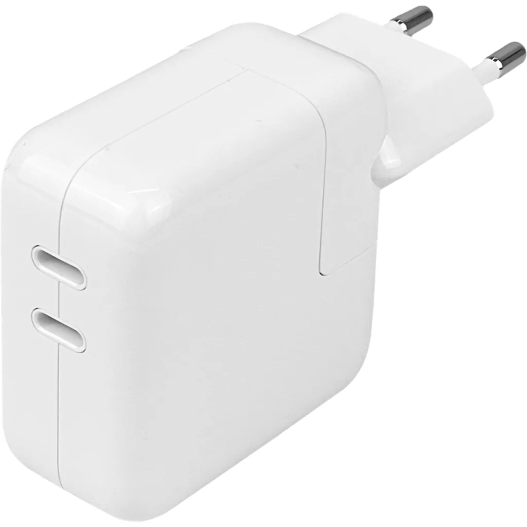 Imagen 1 de APPLE Original 35W 2-USB-C MacBook iPad iPhone AirPods MNWP3CI/A A2676