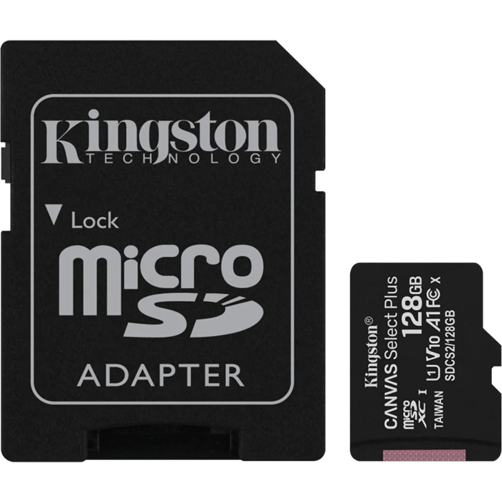 KINGSTON 128GB MicroSD-XC c/Adaptador-SD Class10 SDCS2/128GB