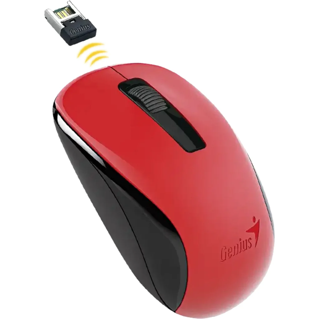 Imagen 1 de GENIUS MOUSE INALAMBRICO 2,4GHZ RED-NX-7005-RD