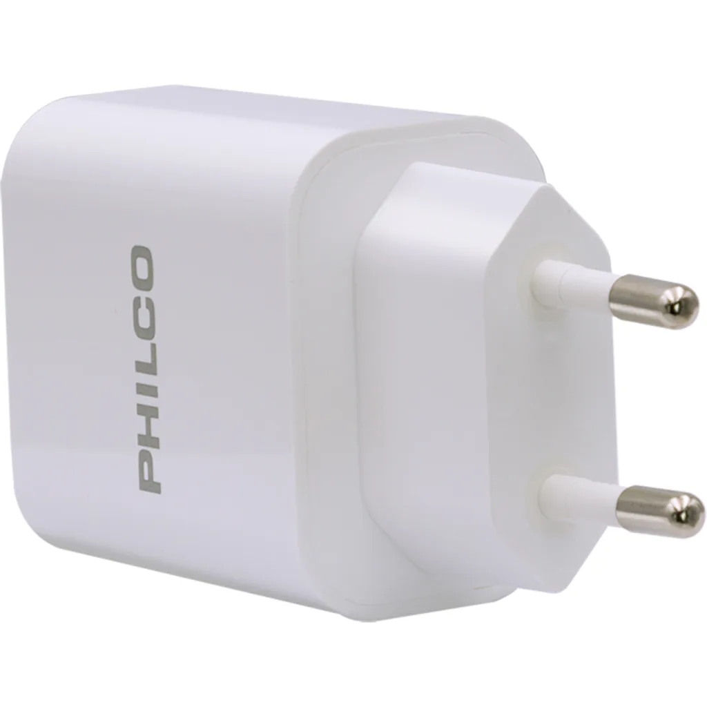 Imagen 1 de Cargador Celular USB-C 20W Sin Cable - Philco QC615