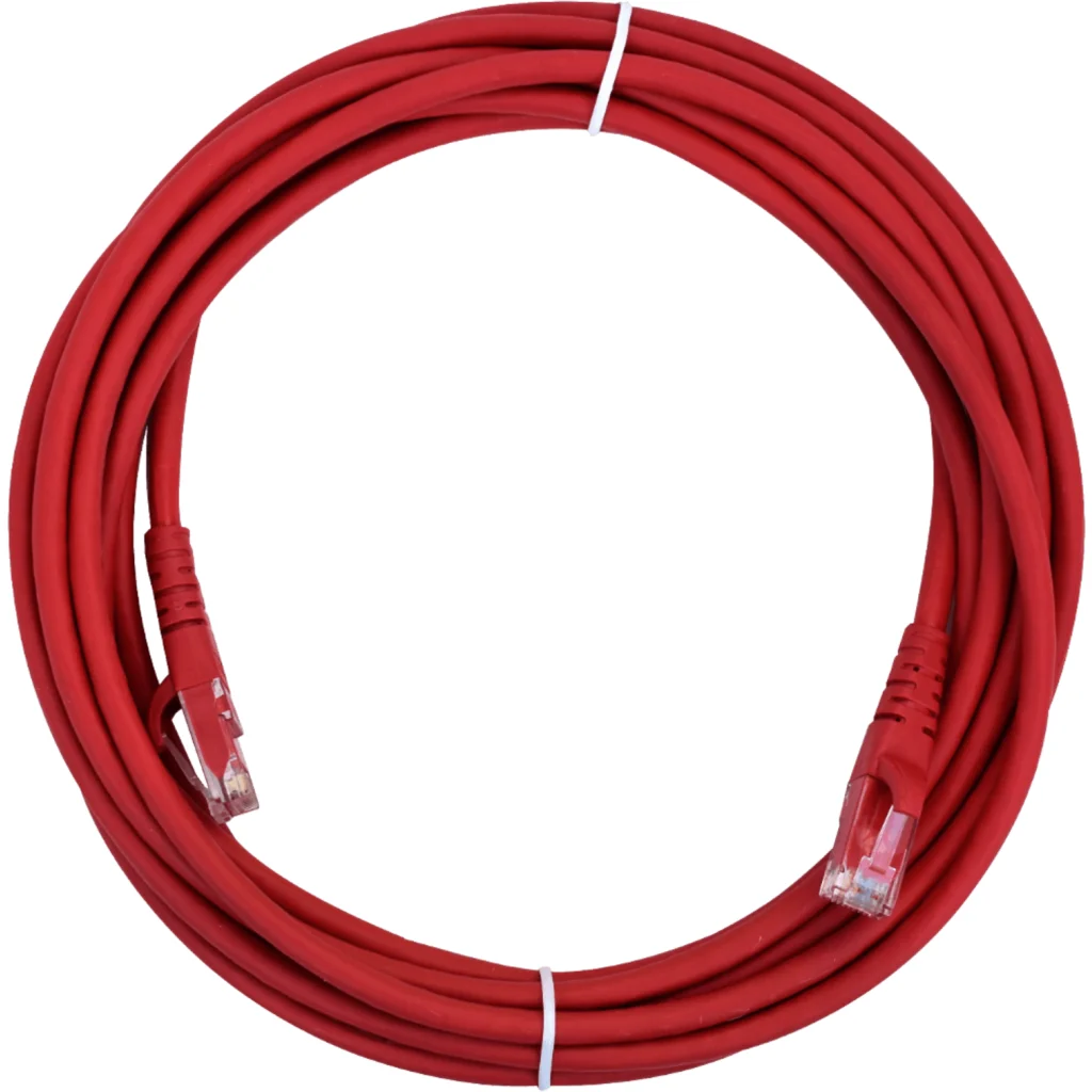 Imagen 1 de LINKMADE 4mt Cat6 U/UTP Rojo LSZH Cable Patch Inyectado Multifilar