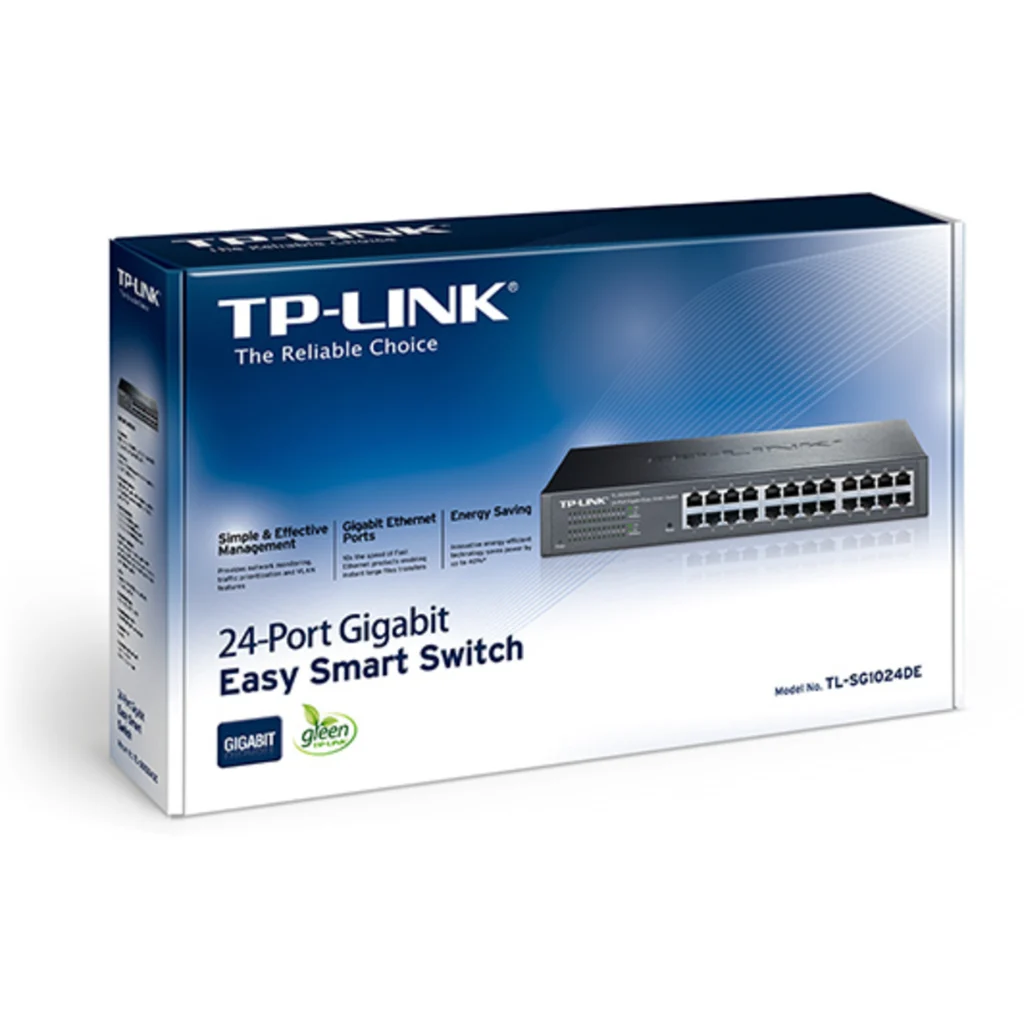 Imagen 2 de TP-LINK SWITCH 24-PORT GIGABIT EASY SMART UN / TL-SG1024DE