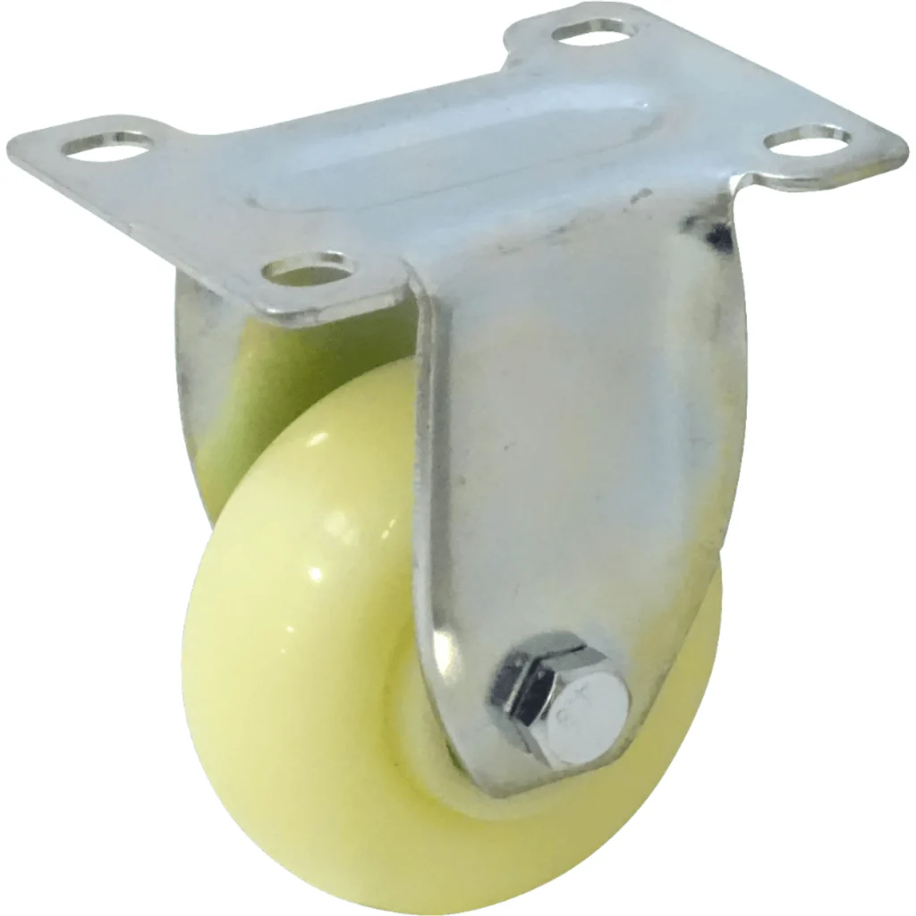 Imagen 1 de Rueda 3-pulgadas Blanca Fija Soporta-30Kg 65x95x105mm