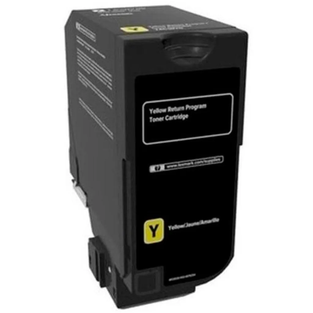 Imagen 1 de Toner Lexmark 74C4HC0 AMARILLO para CS72x/CX72x, 12.000 Páginas