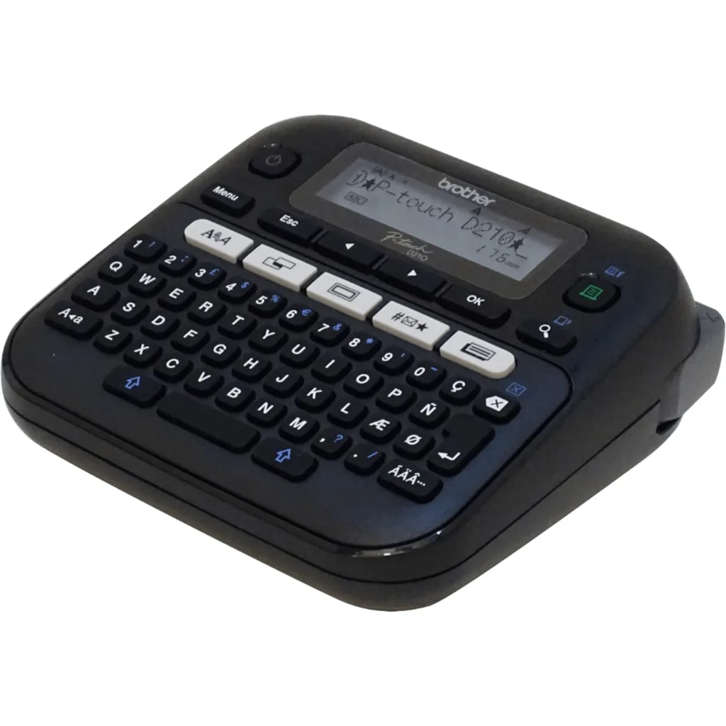 Imagen 3 de BROTHER Rotuladora Oficina QWERTY TZe/3,5-12mm req/6-AAA/fuente-9V