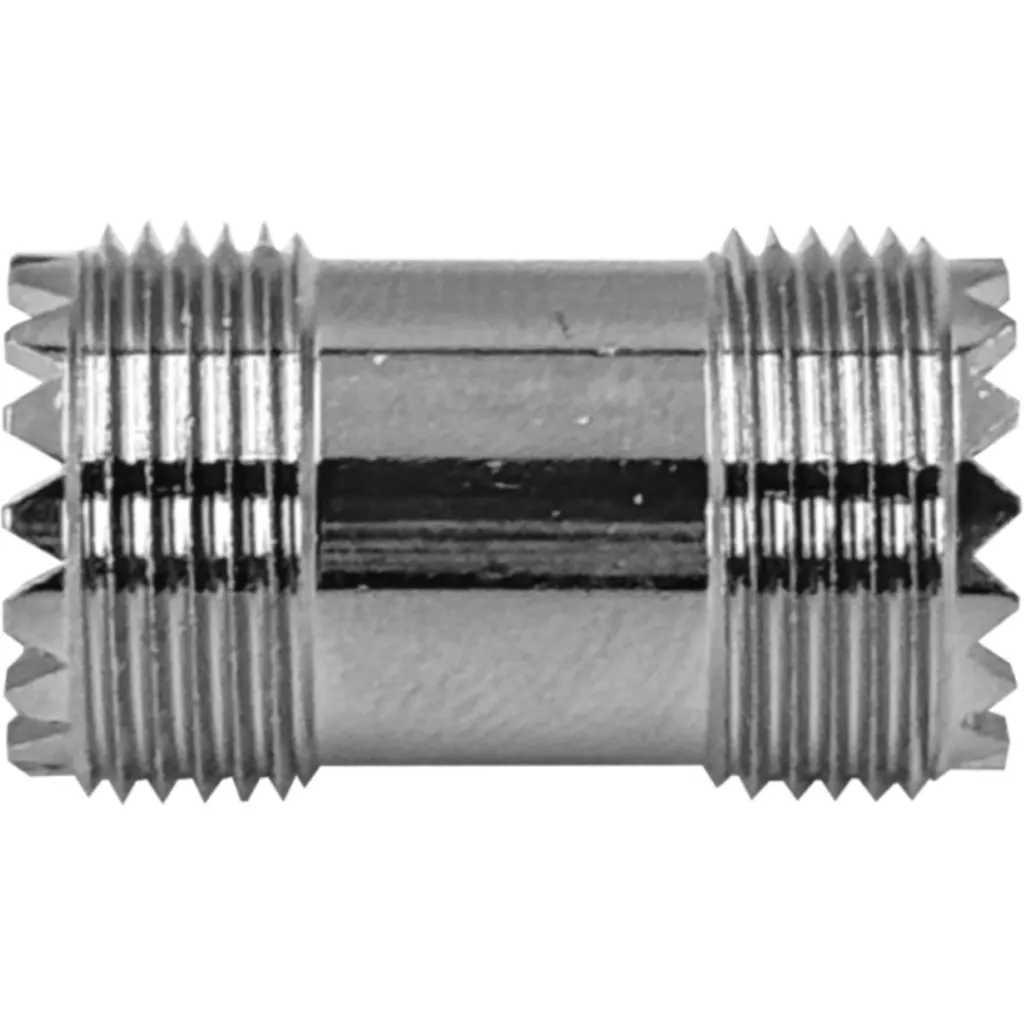 Imagen 1 de UHF-Hembra UHF-Hembra PL259-HH PL-259 Adaptador Copla Coaxial SO-239