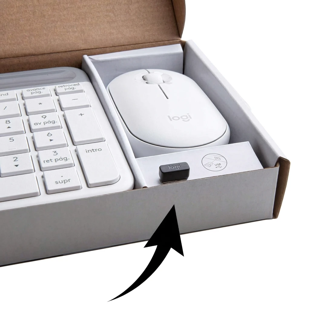 Imagen 6 de Kit Teclado Mouse Inalámbrico Logitech Slim MK470 2.4Ghz USB Negro