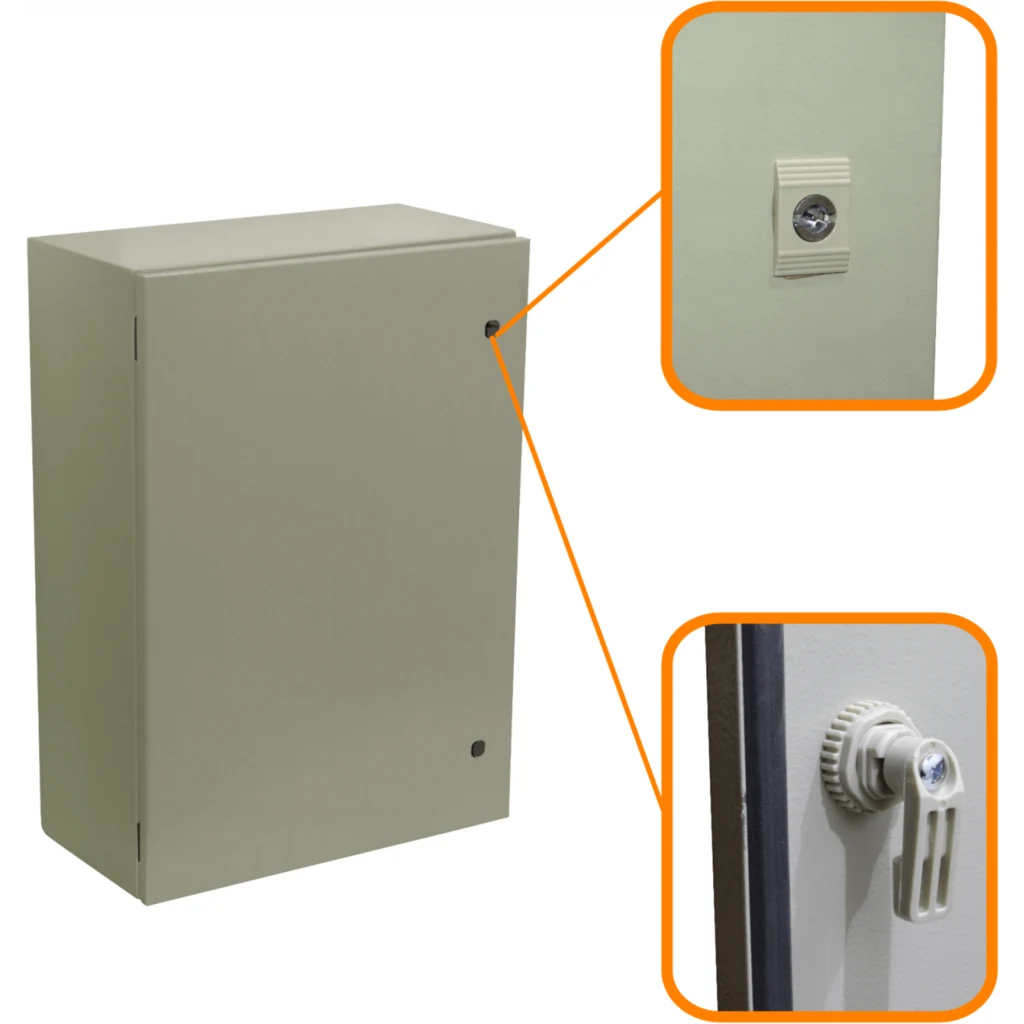 Gabinete de Acero al Carbon IP65 700X500X250(HXWXD)MM, 1.5MM SHEET DOOR/BODY