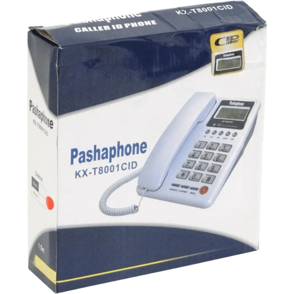 Imagen 1 de PASHAPHONE Telefono Analogo 1-RJ11 RJ9 Caller-ID Pantalla