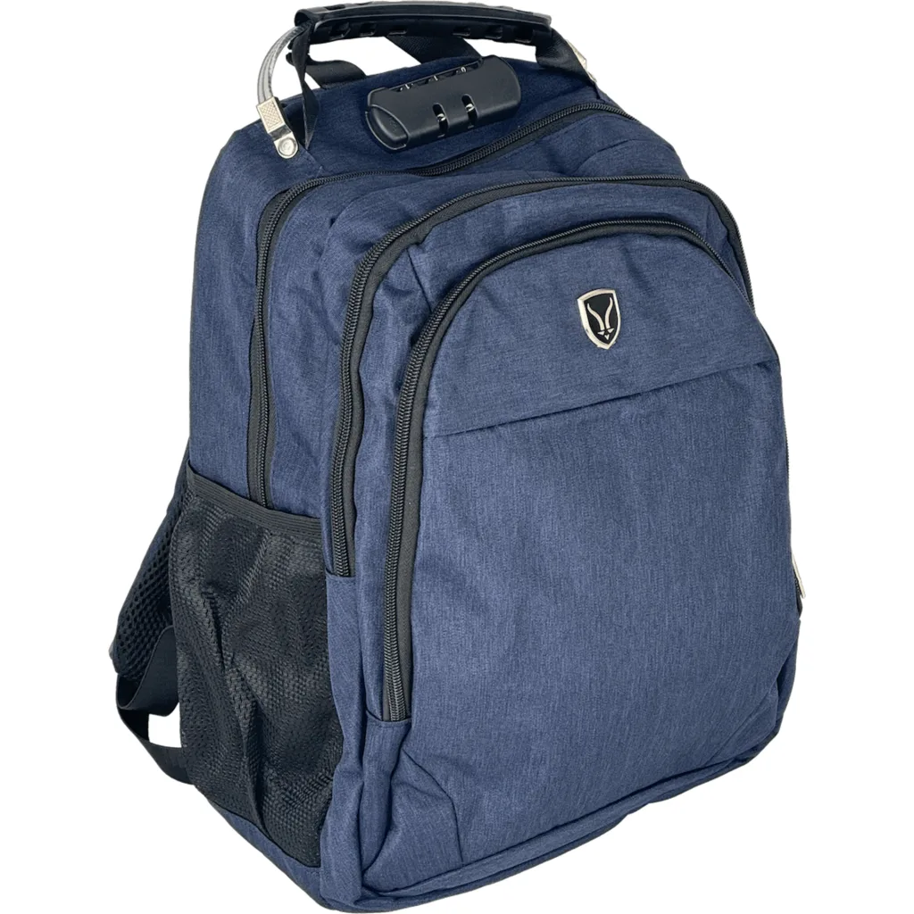 Mochila Azul Notebook 16-pulg 31x40cm Inc-USB/Plug 3,5mm