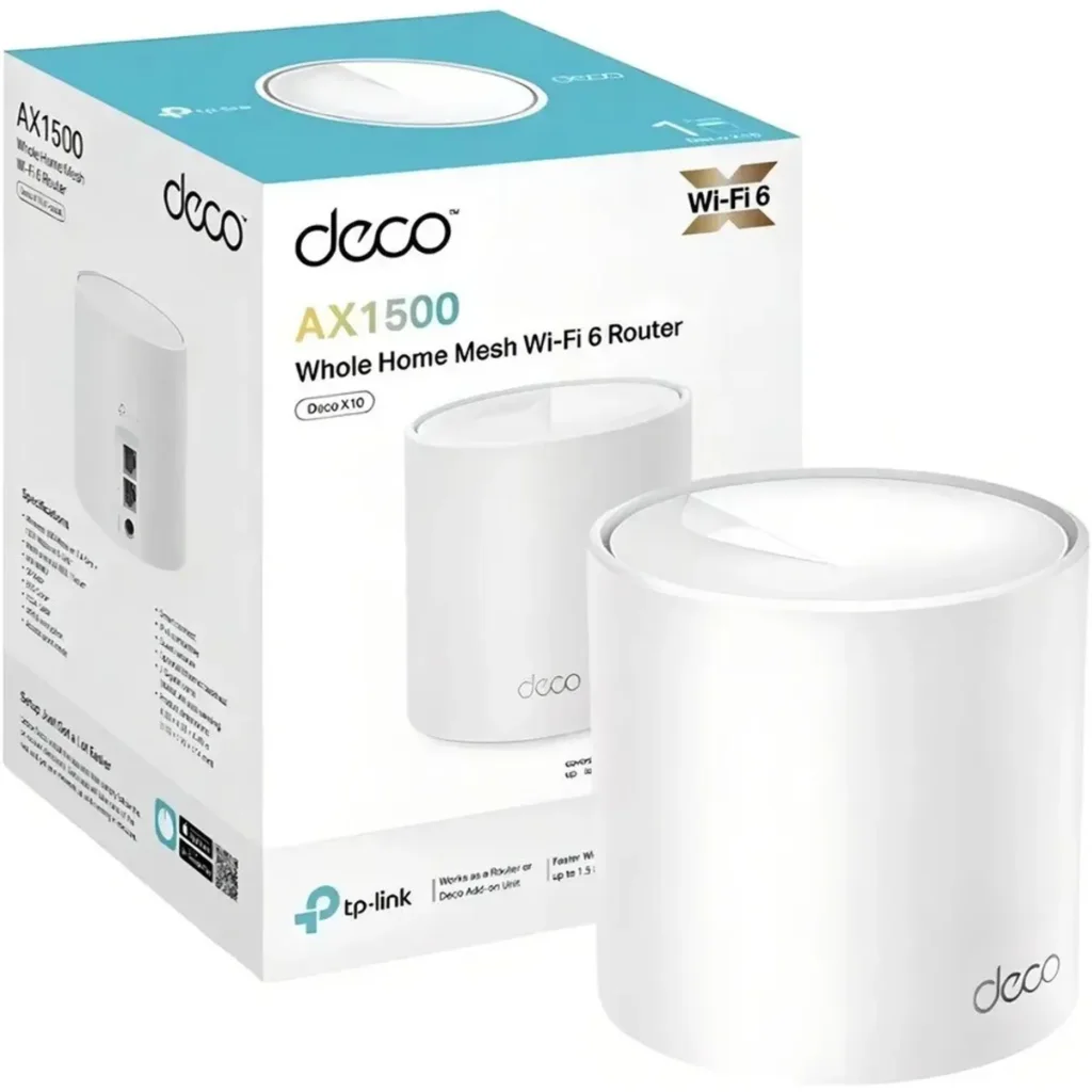 Imagen 2 de TP-LINK Deco X20 - Sistema Wi-Fi (enrutador) - malla - GigE - Wi-Fi 6 - Doble ba