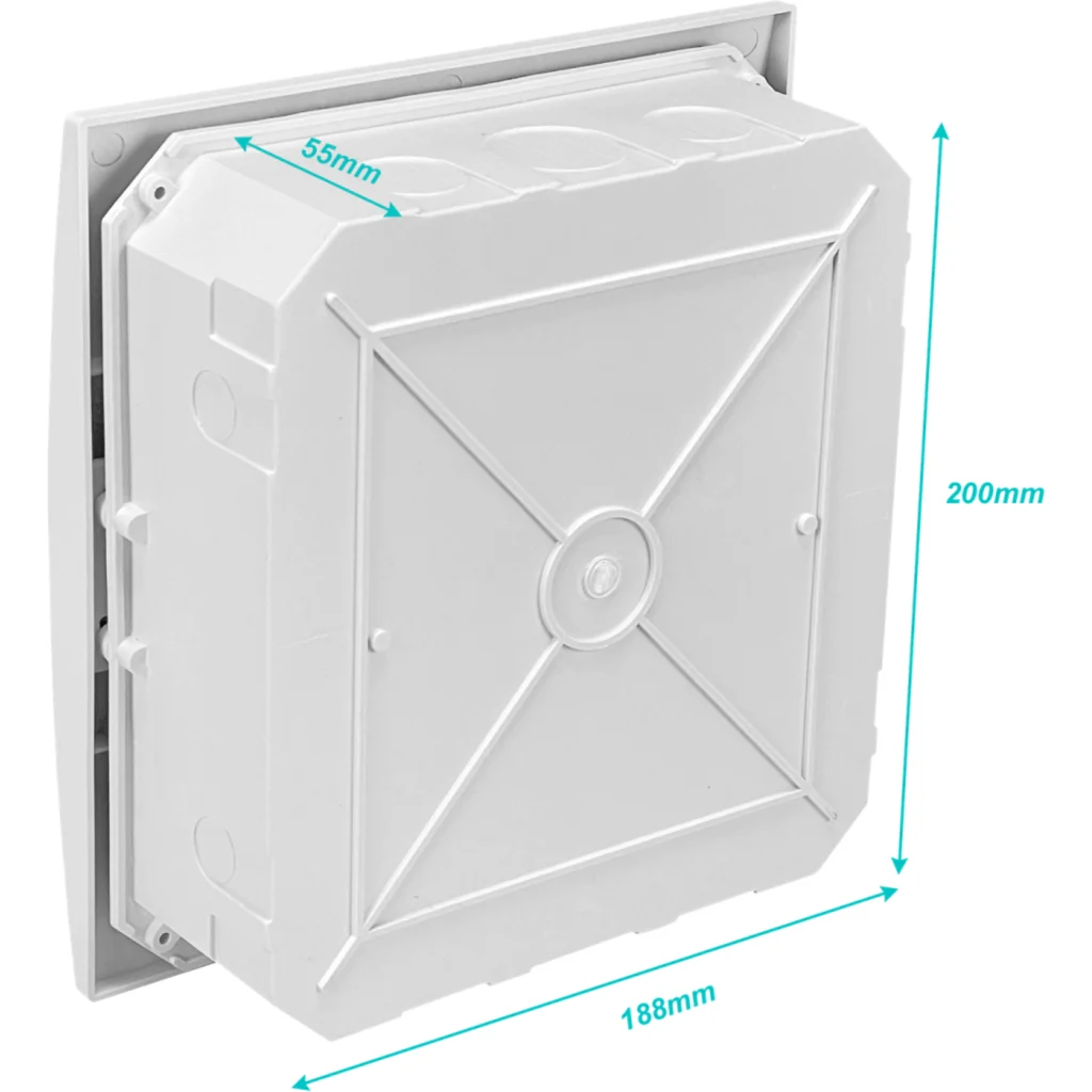 LEXO Tablero Embutido LSZH 8 Modulos Riel Din IP41 IK08 5396508