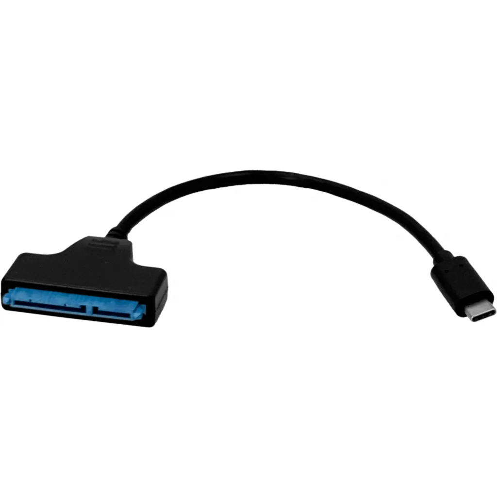 Adaptador SATA 1-USB-C 3.1 DiscoDuro Externo 2,5-pulg 3,5-pulg