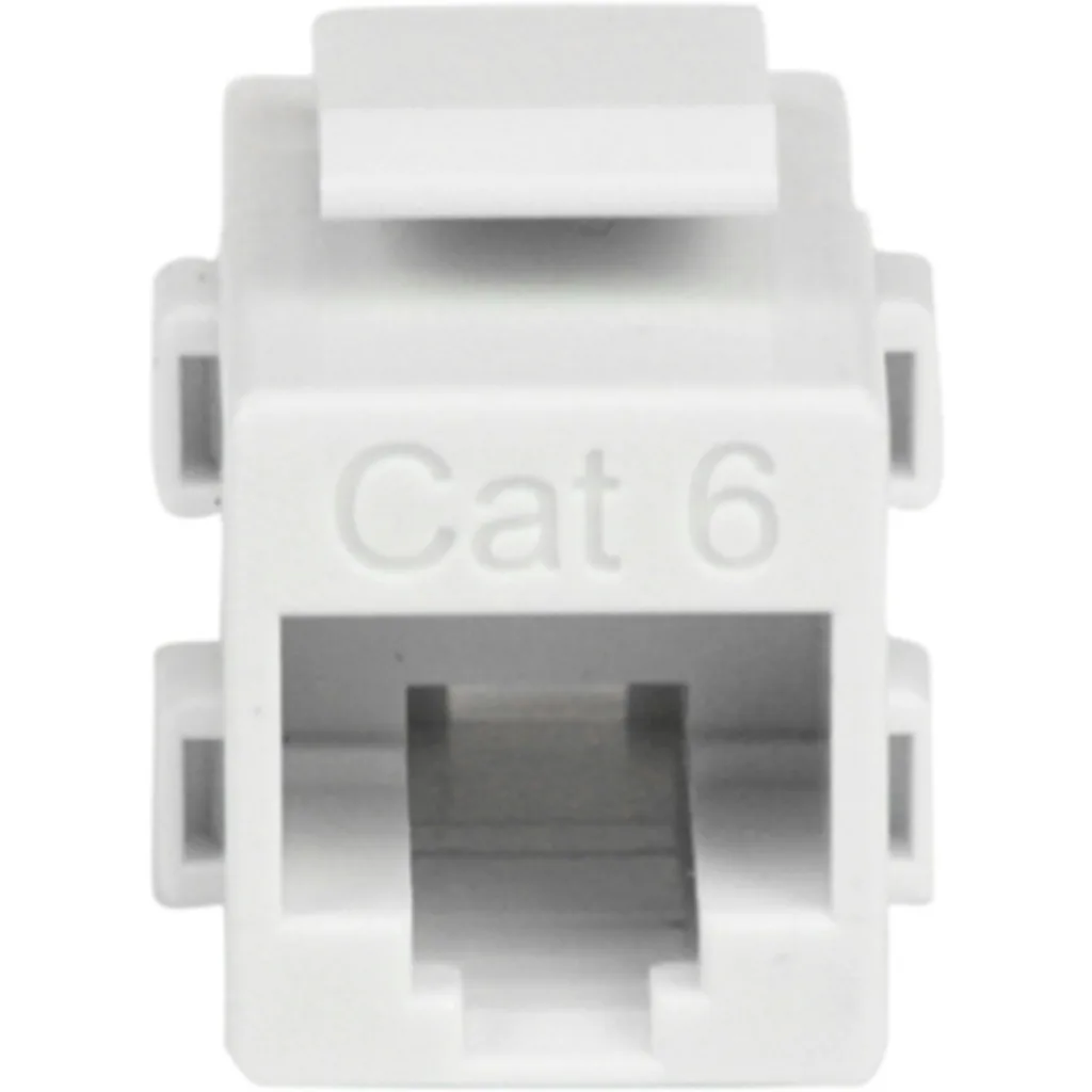 Imagen 1 de Acoplador Keystone de Cable de Red Ethernet Cat6 RJ45 - Hembra a Hembra