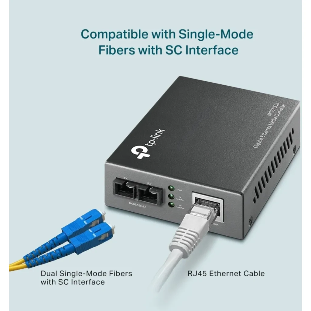 Imagen 2 de Convertidor de Medios Ethernet Gigabit MC210CS