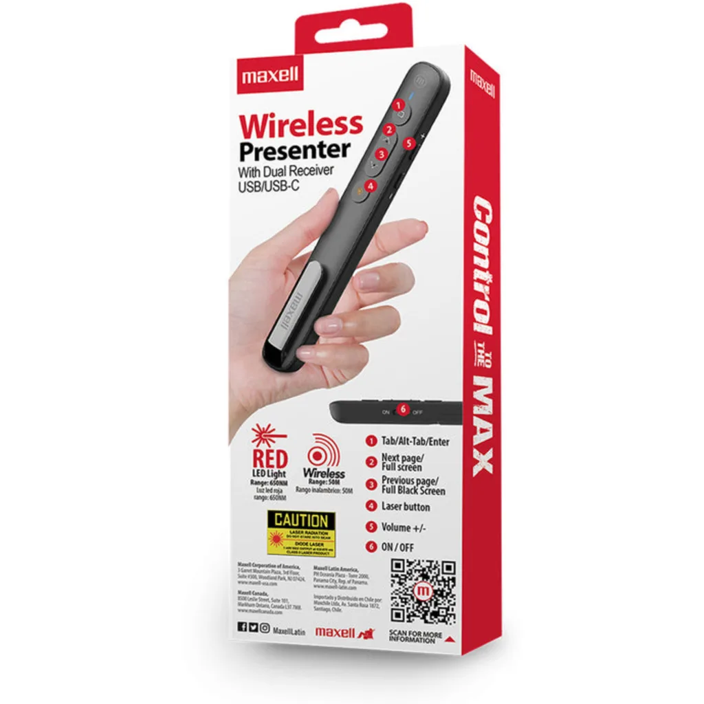 Imagen 2 de PRESENTADOR LASER DUAL DONGLE
