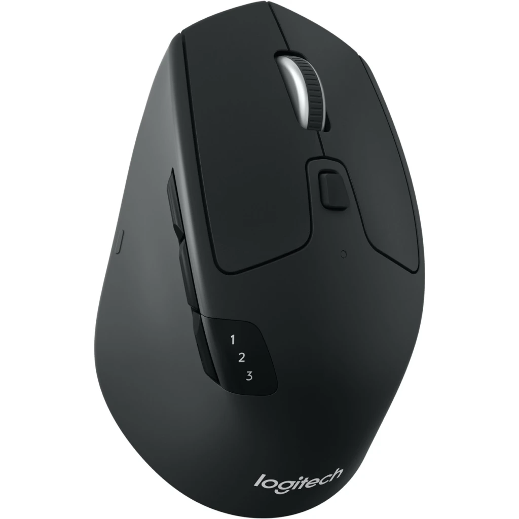 Mouse Inalámbrico Logitech Triathlon M720 Óptico 1000dpi 2.4Ghz Bluetooth Negro