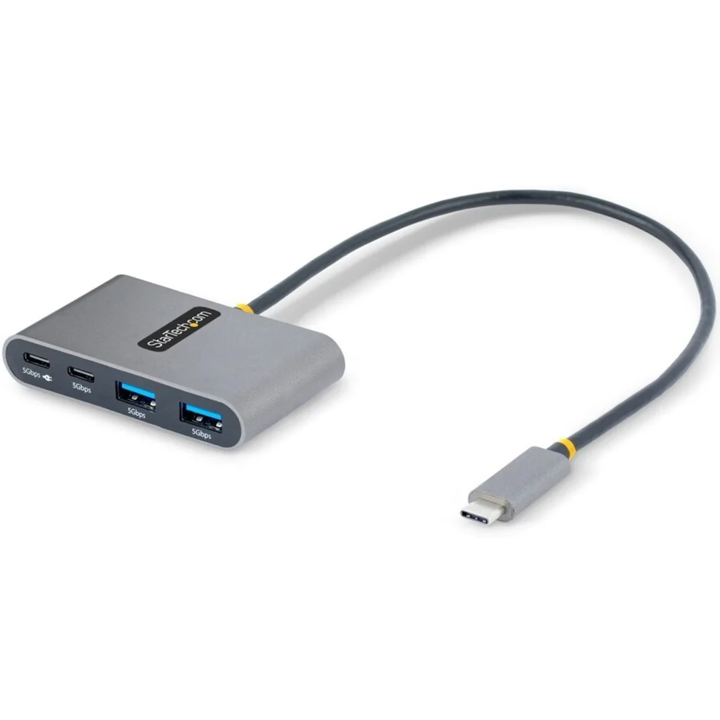 HUB USB StarTech, USB-C a Puertos 2*USB-A 2*USB-C 5Gbps con 100W PD