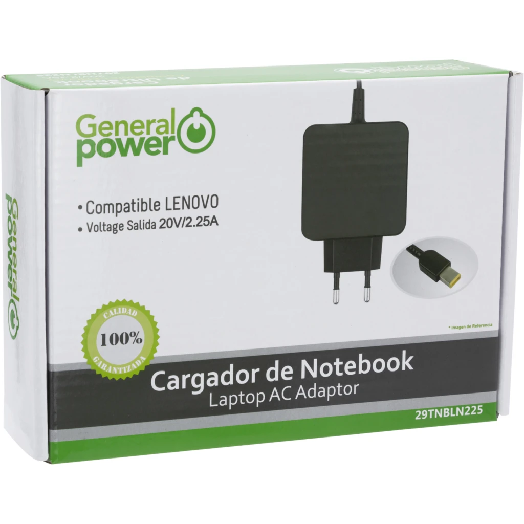 Imagen 2 de Cargador Notebook Lenovo 45W 20V 2.25A (TIPO USB) para ULTRABOOK