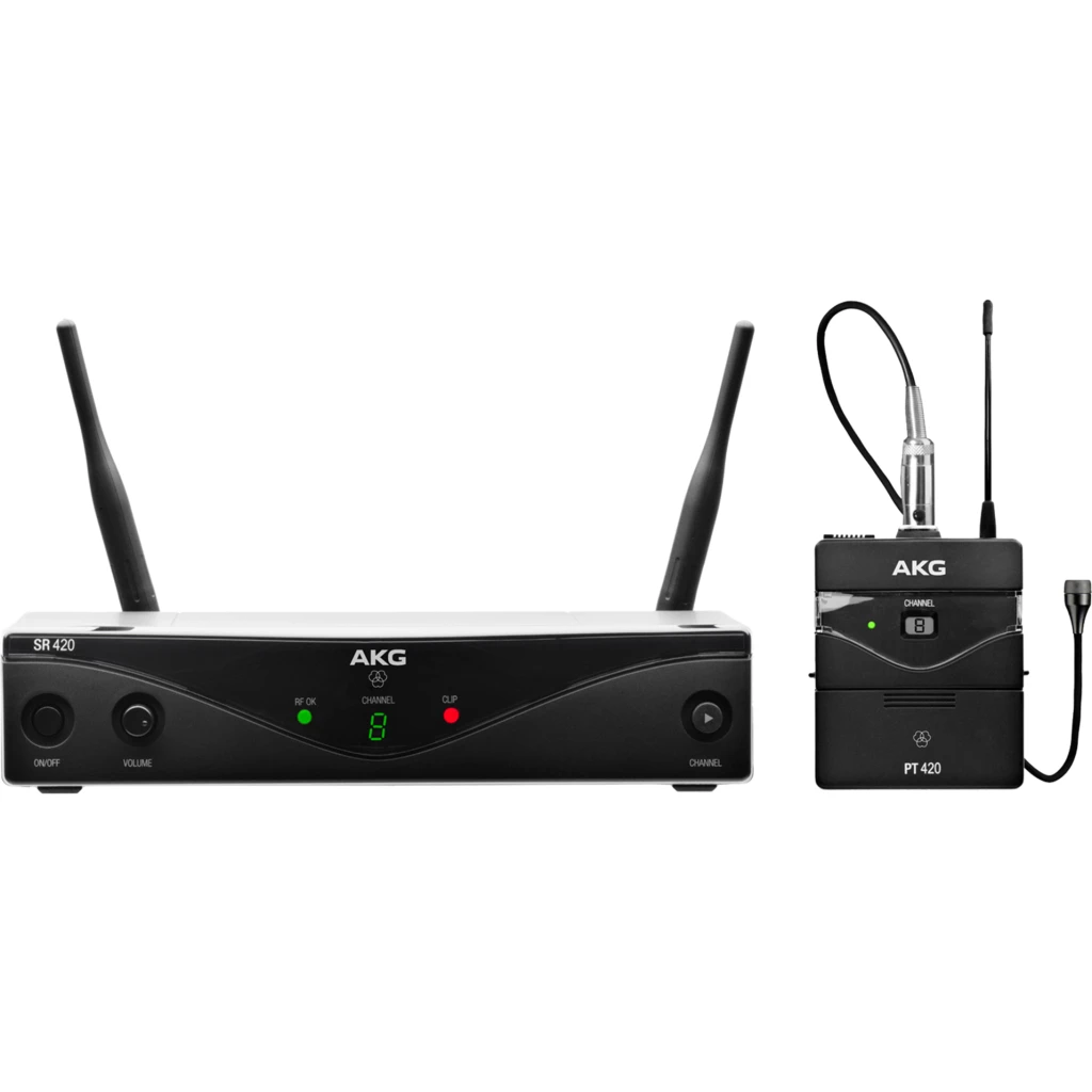AKG WMS420 Presenter Set - Micrófono Inalámbrico de Alta Calidad
