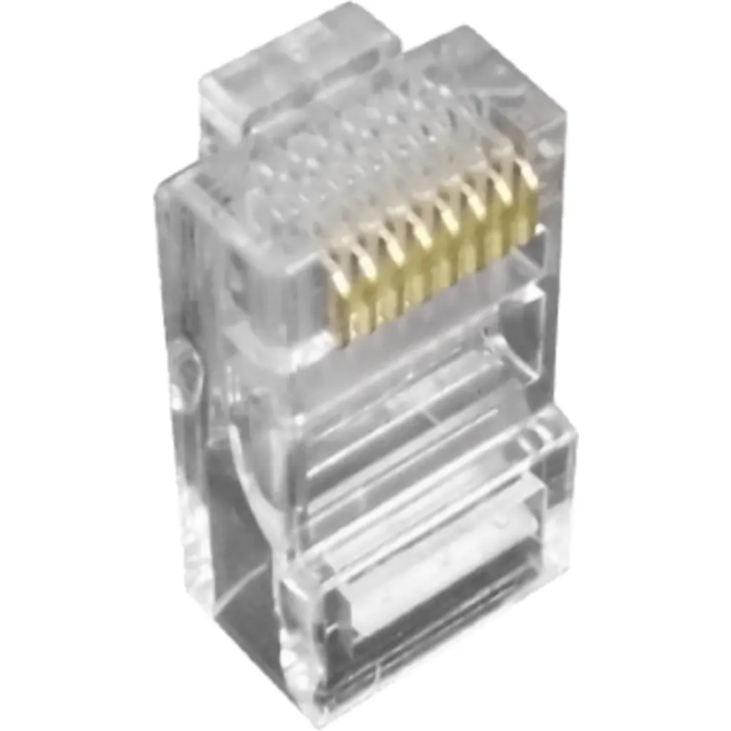 Imagen 1 de Conector RJ-45 Macho CAT5E 10-UNIDS P/UNIFILAR - LINKMADE