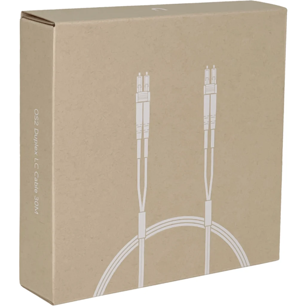 UBIQUITI 30mt LC-LC 100G MonoModo SM OS2 Duplex Jumper Cable Fibra 2mm