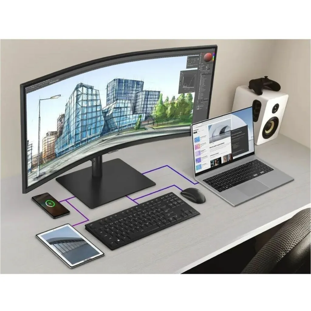 Imagen 9 de Monitor Samsung Curvo Ultrawide LS34C650U 34"WQHD VA LAN HDMI DP USB-C 100Hz 5ms
