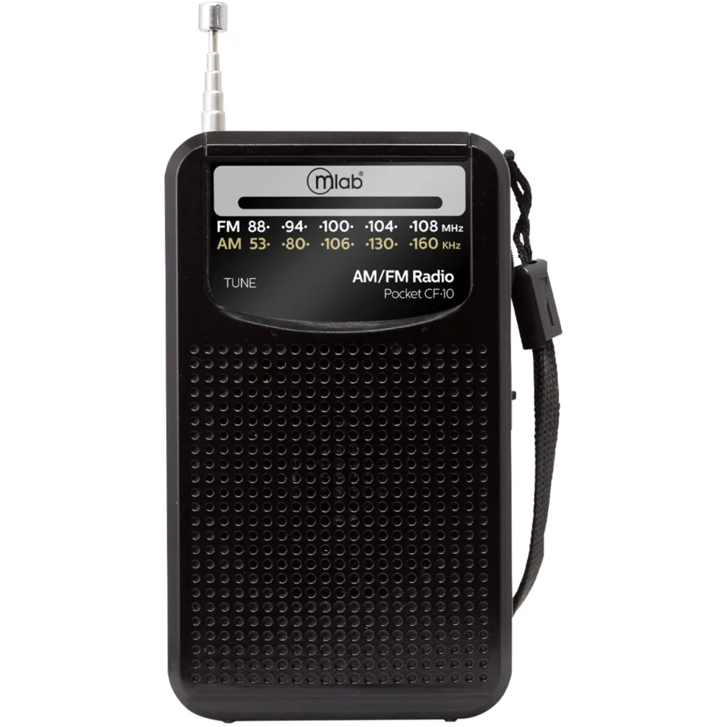 Imagen 0 de MLAB RADIO RETRO PORTATIL CF-10 BLACK