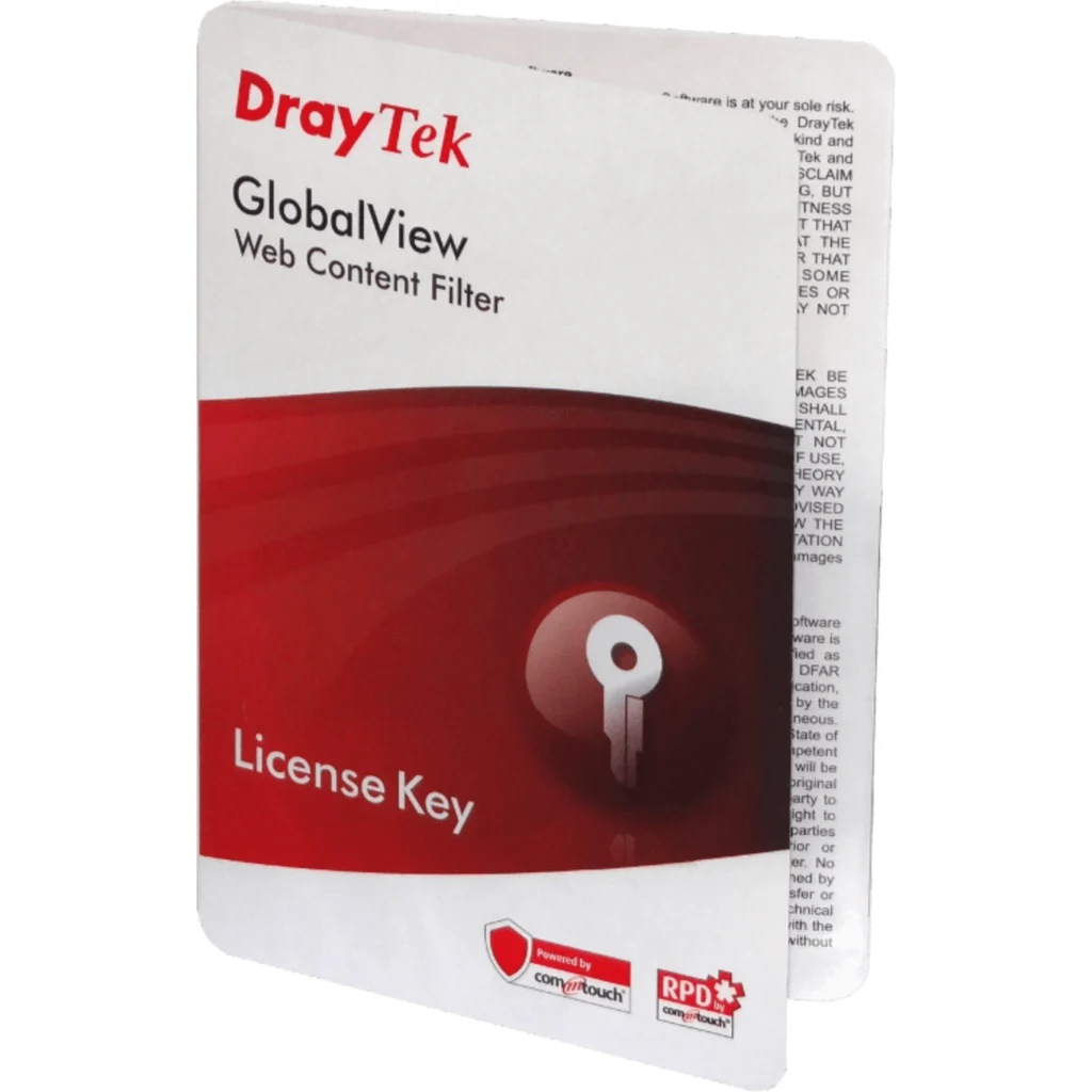DRAYTEK LICENCIA A 1-ANIO FILTRO CONTENIDO WEB GLOBALVIEW 1-YEAR