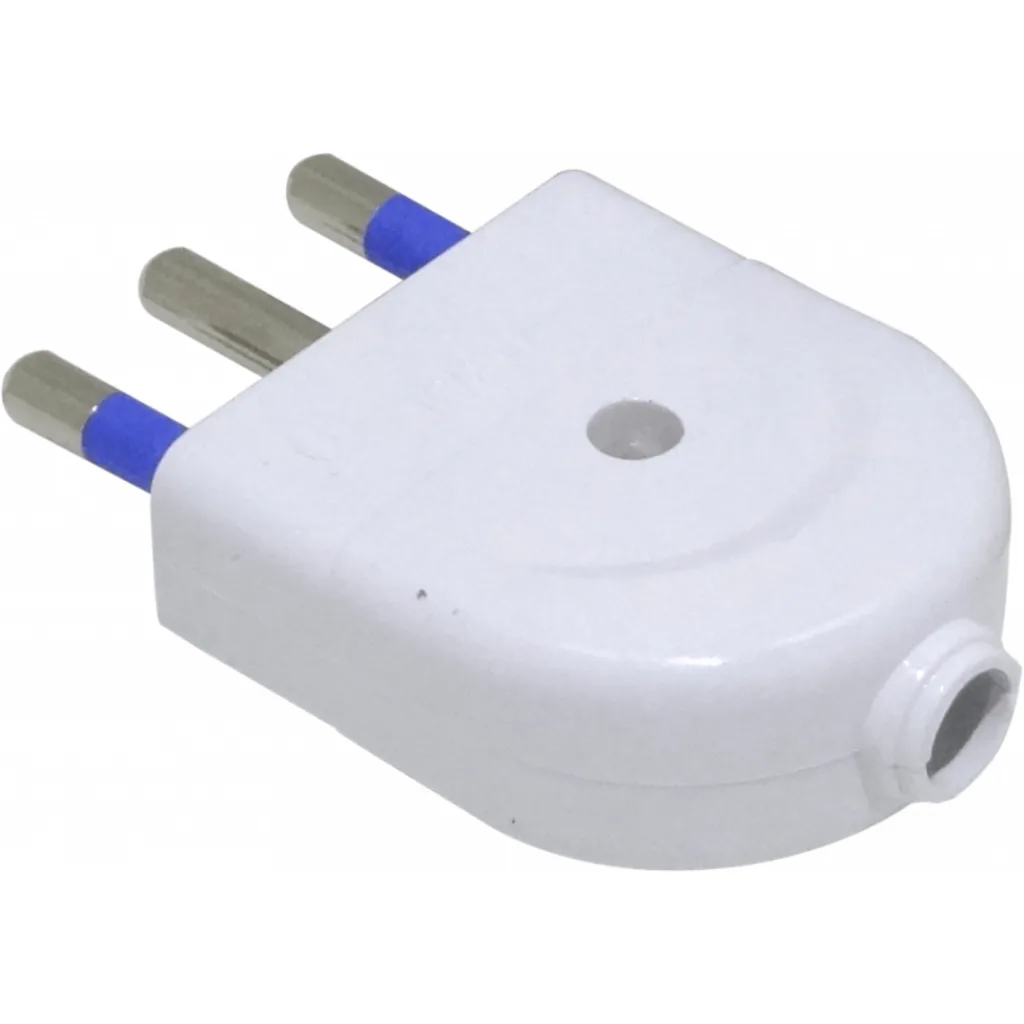 Imagen 1 de KALOP 2P+T 16A Enchufe Macho Volante Blanco con-Tierra SL1003 KC44560