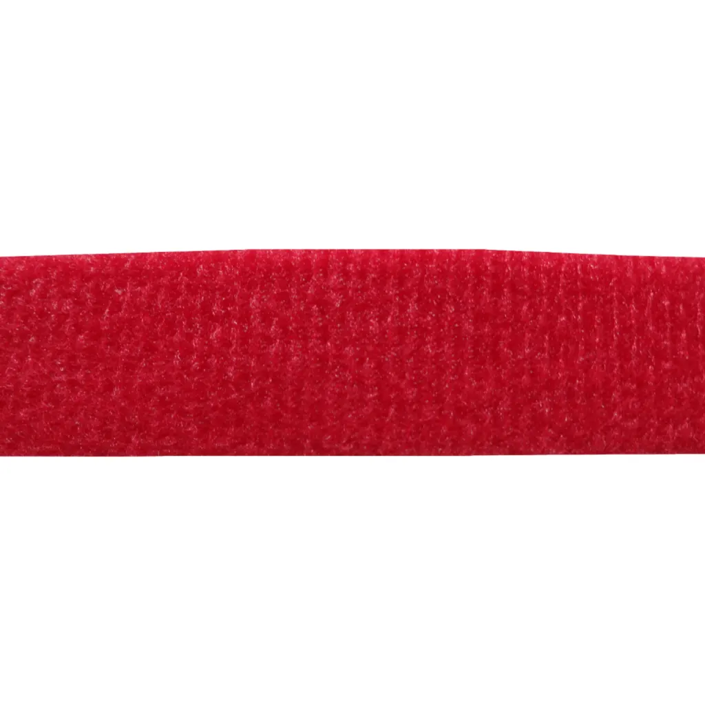 Roja Amarra Velcro Clasica Doble Faz 25mt 20mm
