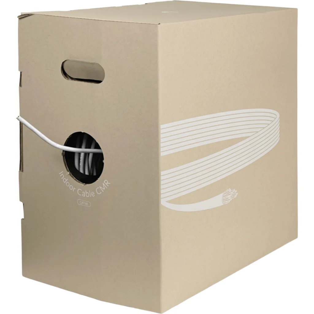 Imagen 4 de UBIQUITI CMR-UL1666 UTP Cat6A interior Blanco 305mt 23AWG Caja Cable