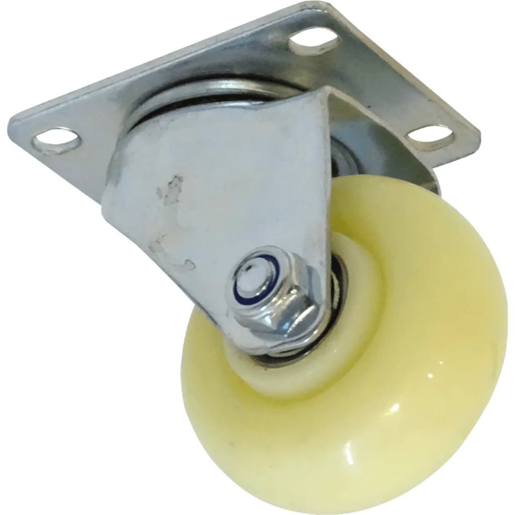 Imagen 1 de Rueda 3-pulgadas Blanca Giratoria Soporta-30Kg 65x92x105mm