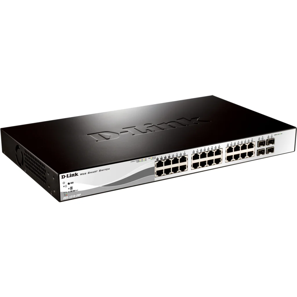 Imagen 1 de Switch D-Link DGS-1210-28 20 Puertos Gestionable - 20 x POE - 4 x POE+ 4 x Expan