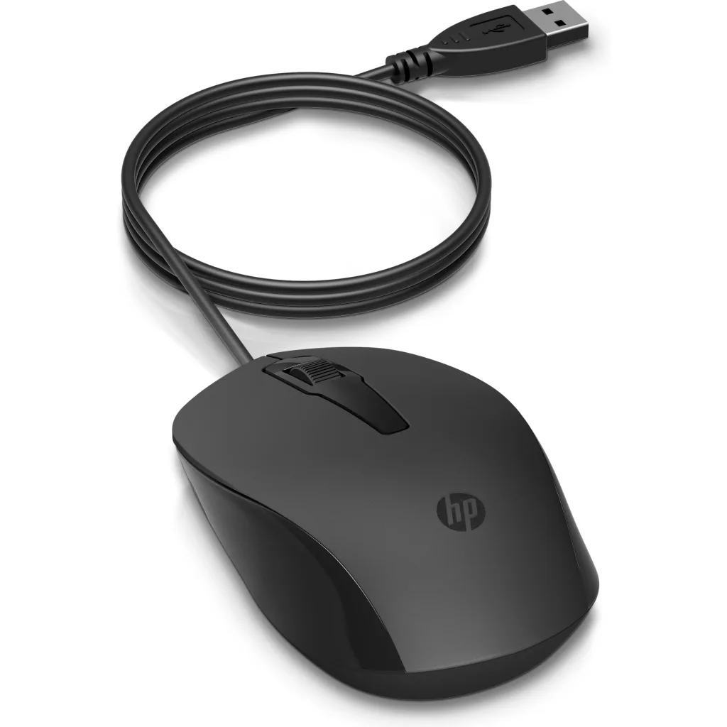 Imagen 6 de Mouse Alámbrico HP 150, Óptico 1600DPI 125 Hz 3 Botones USB Color negro